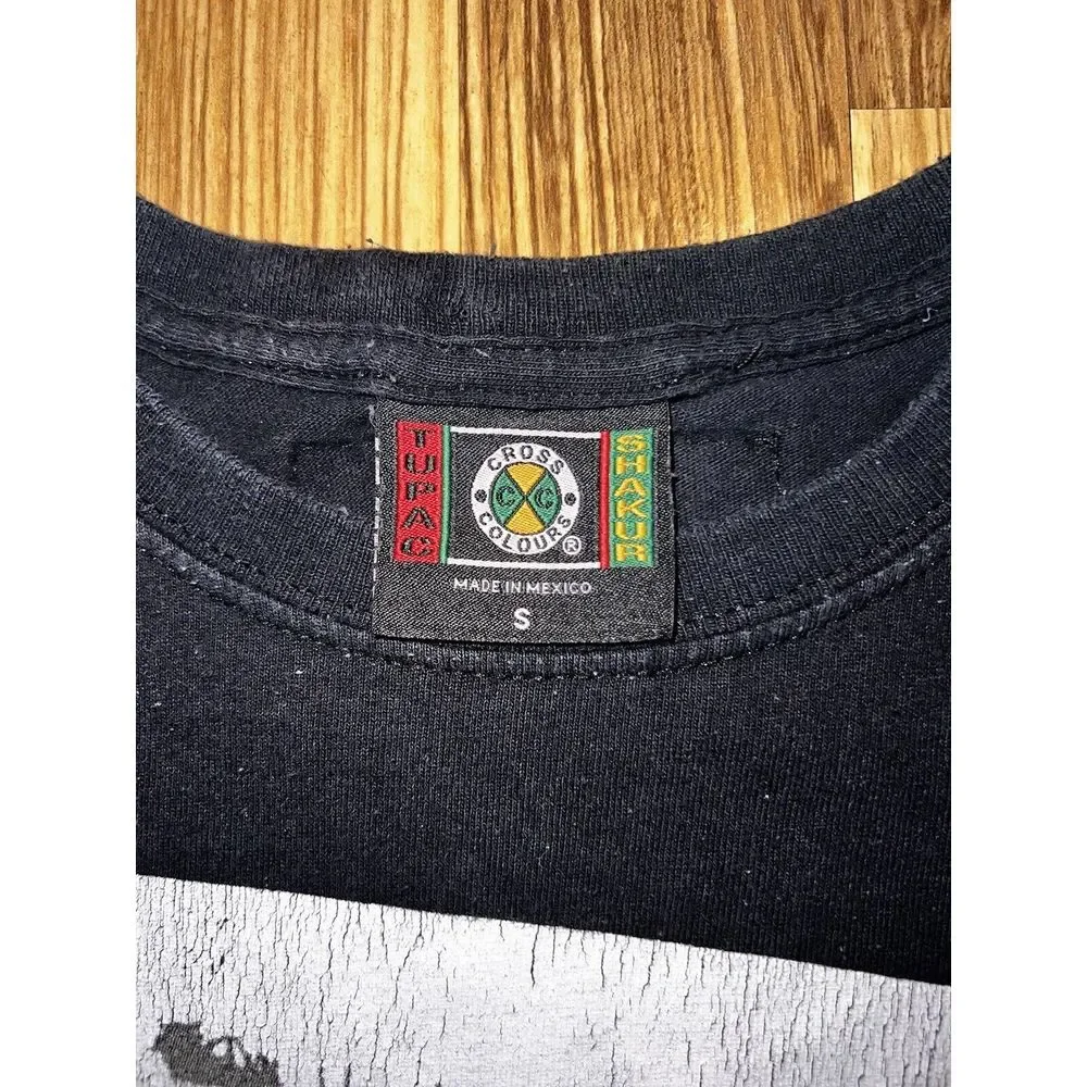 Tupac Shakur Cross‎ Colours Tee Shirt Youth Size S Small